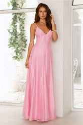 Dancing With Beauty Maxi Dress Pink